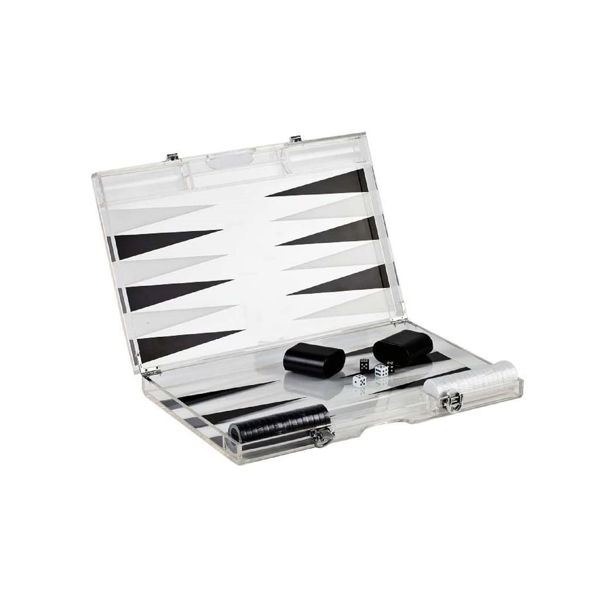 Premium Lucite Backgammon Set (14 in.)