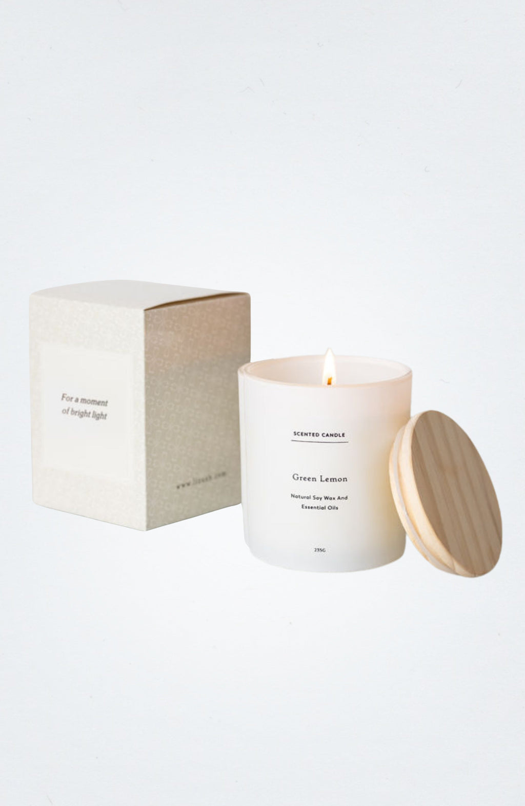 Green Lemon Scented Candle
