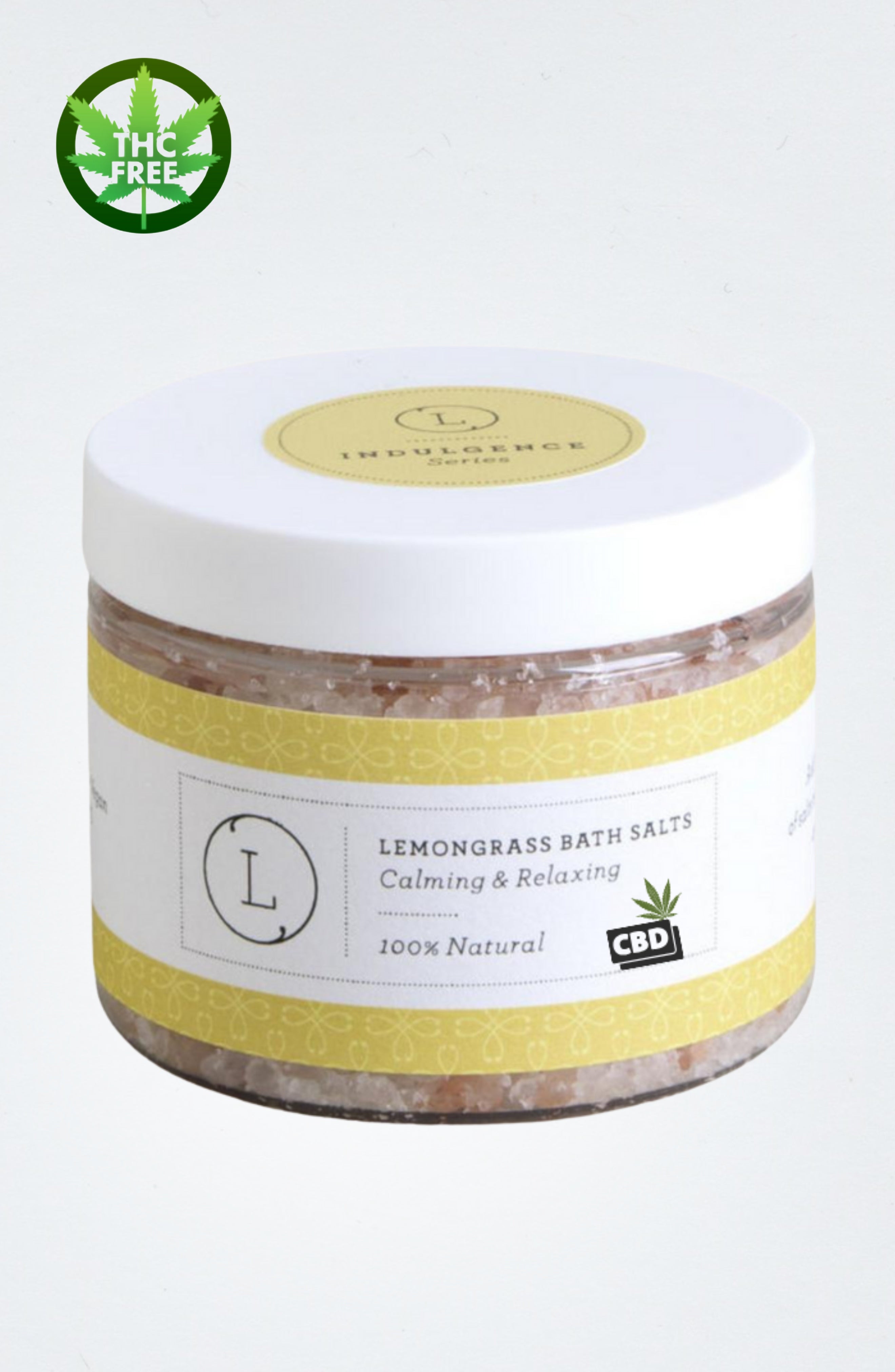 Natural Grapefruit Dead Sea Epsom & Himalayan Bath Salts with CBD (THC Free)