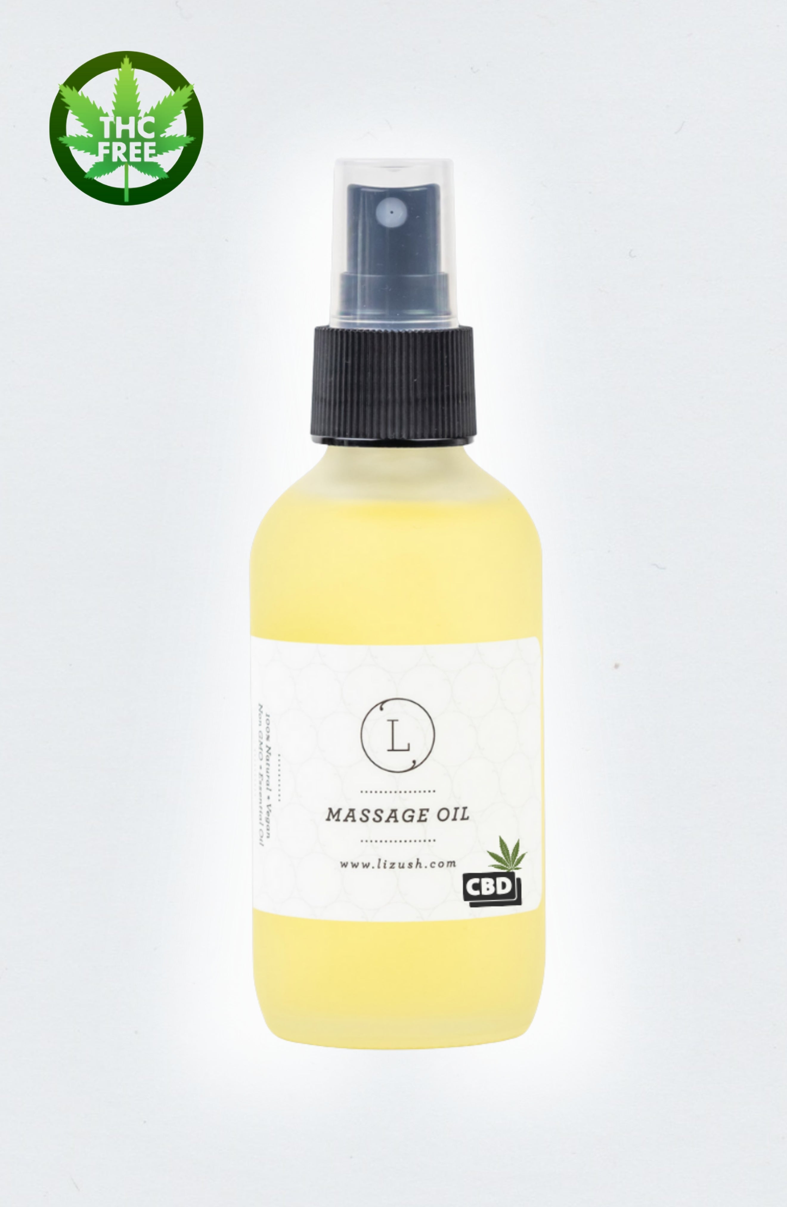 Natural Eucalyptus Body Massage Oil with CBD (THC free)