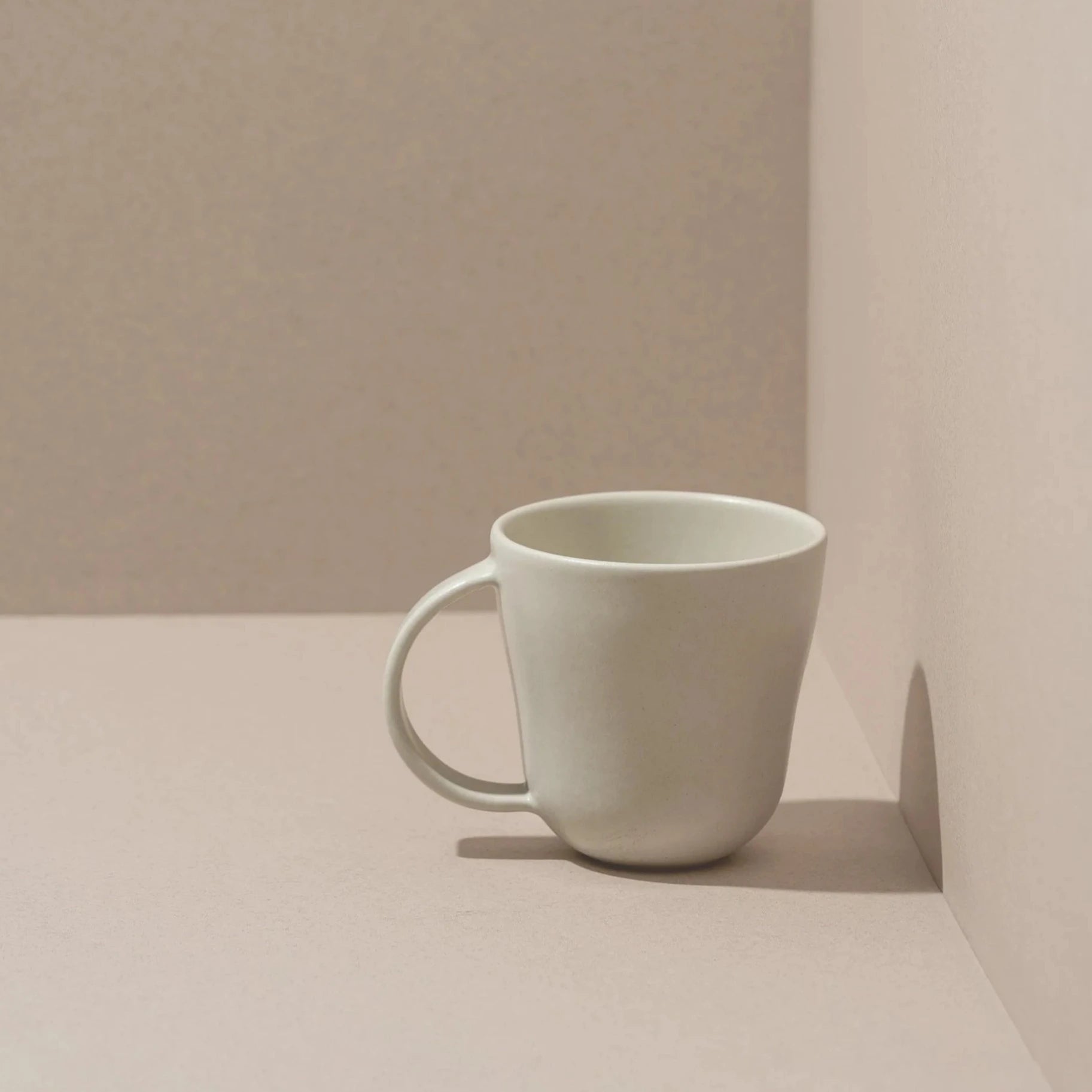 Tunisian Mug - Matte White