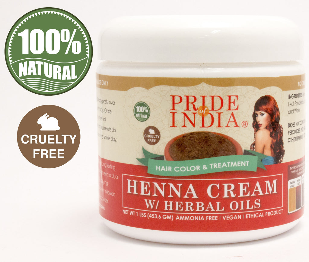 100% Natural Herbal Henna Hair Color Cream