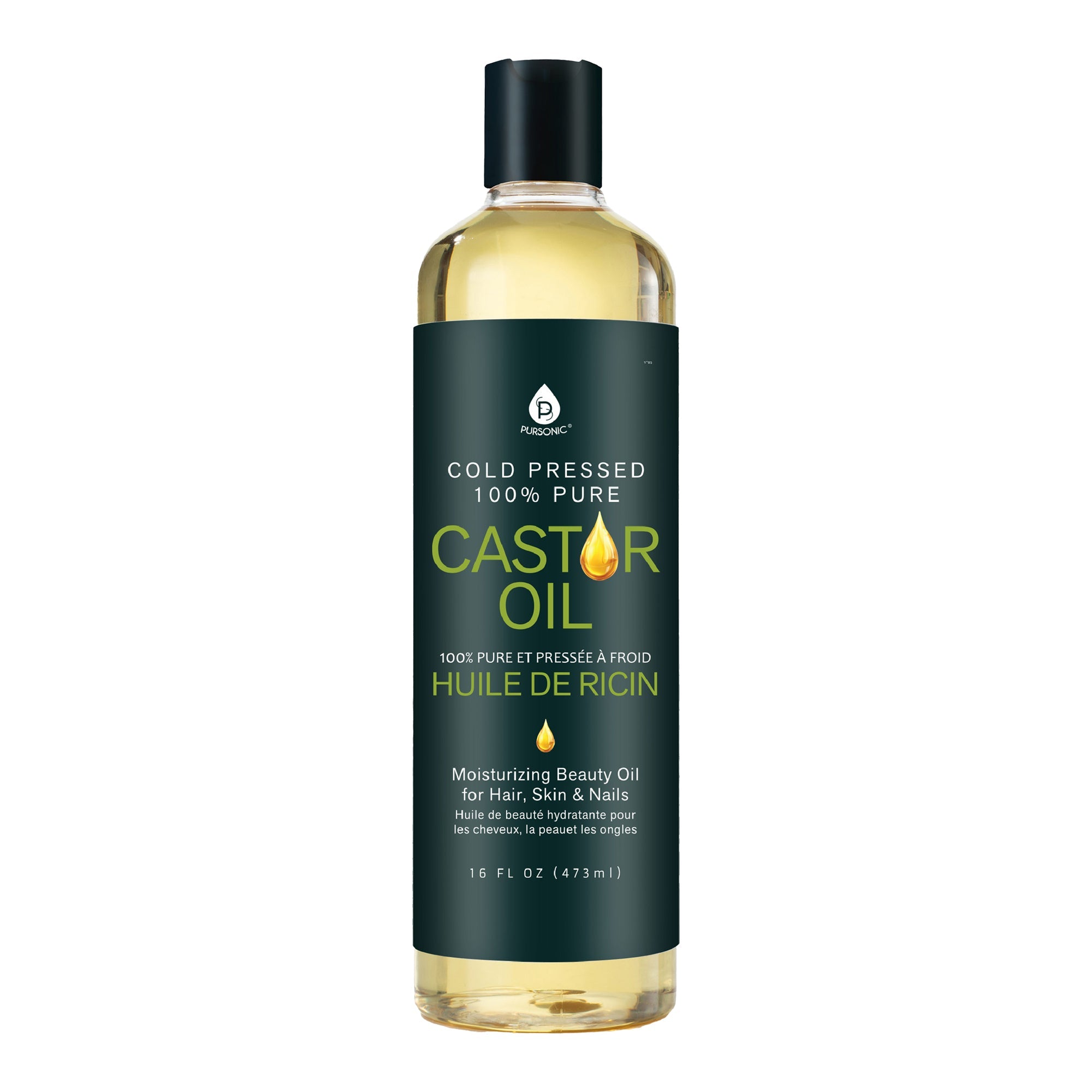 100% Pure Cold Pressed Castor Oil
