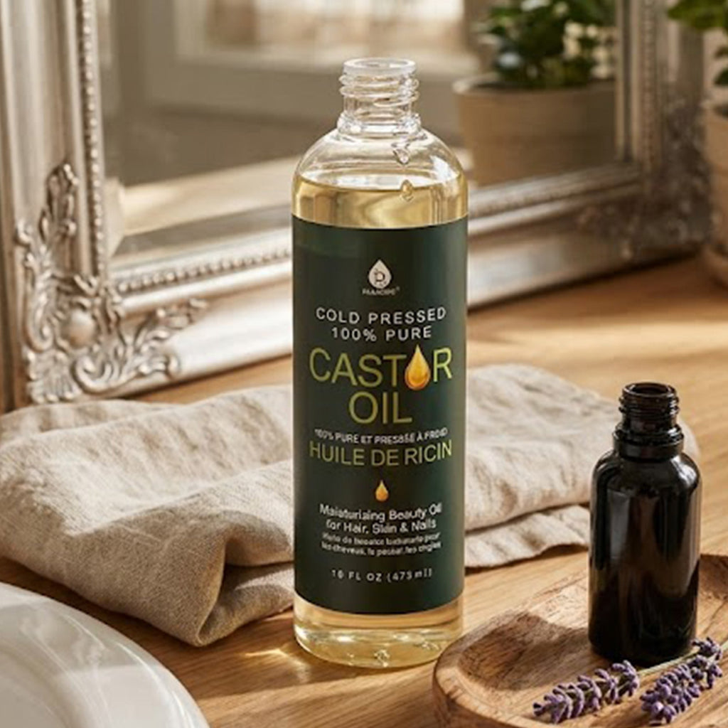 100% Pure Cold Pressed Castor Oil