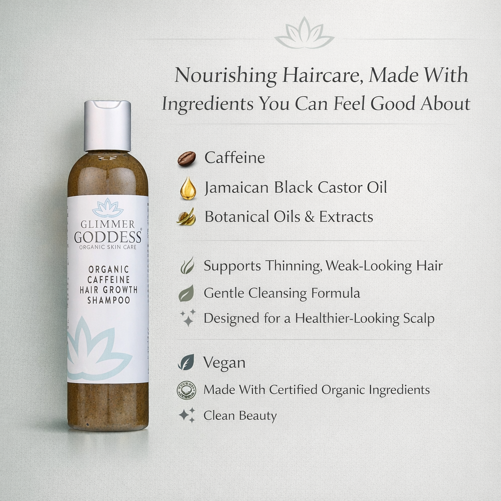 Organic Caffeine Shampoo for Hair Growth