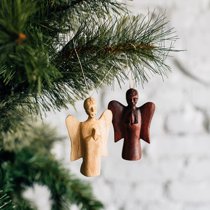 Carved Angel Ornament
