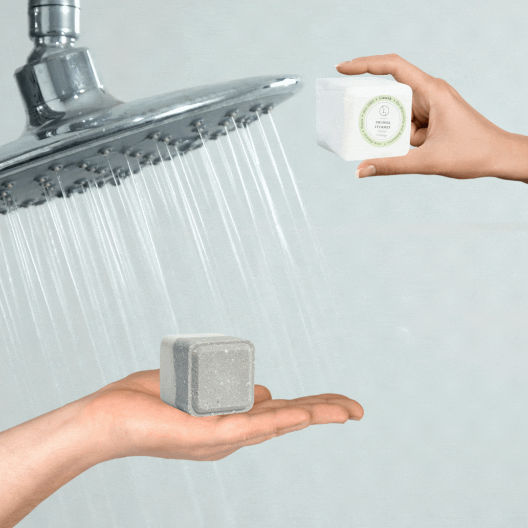 CBD Shower Steamers Gift Set - 5 Big Fizzies (THC Free)