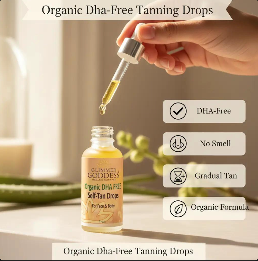 Organic DHA‑Free Tanning Drops