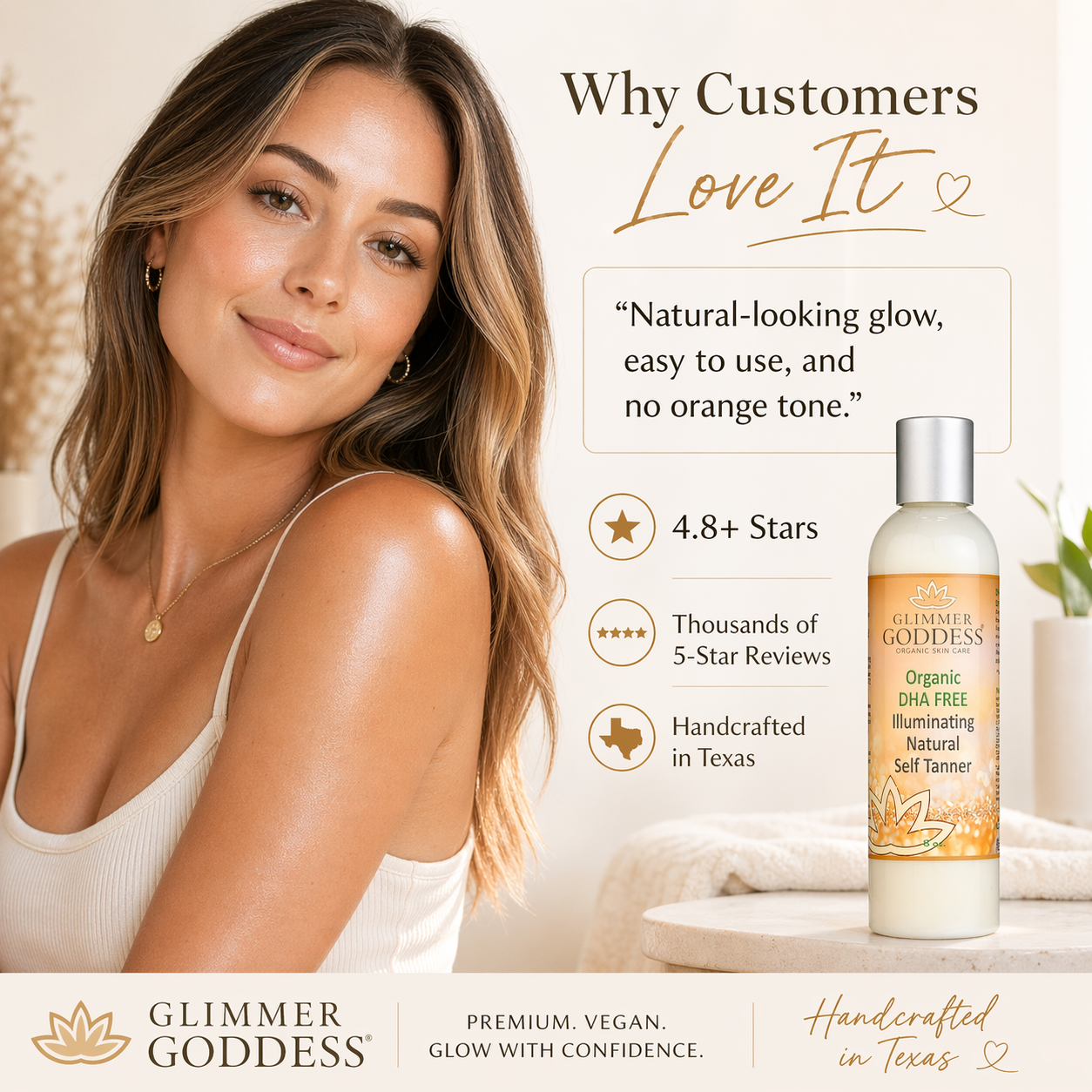 DHA‑Free Self Tanner for Sensitive Skin