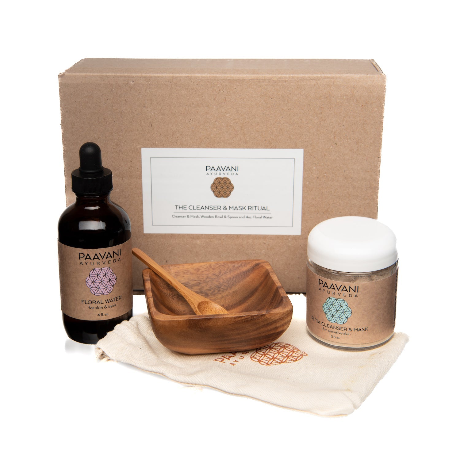 Ayurvedic Facial Cleanser & Mask Kit