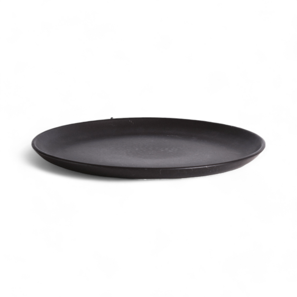 Tunisian Dinner Plate - Matte Black