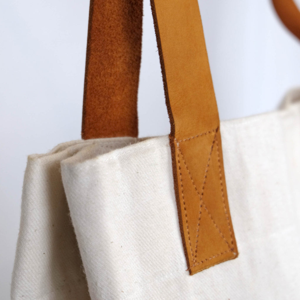 Block Tote Bag - Green