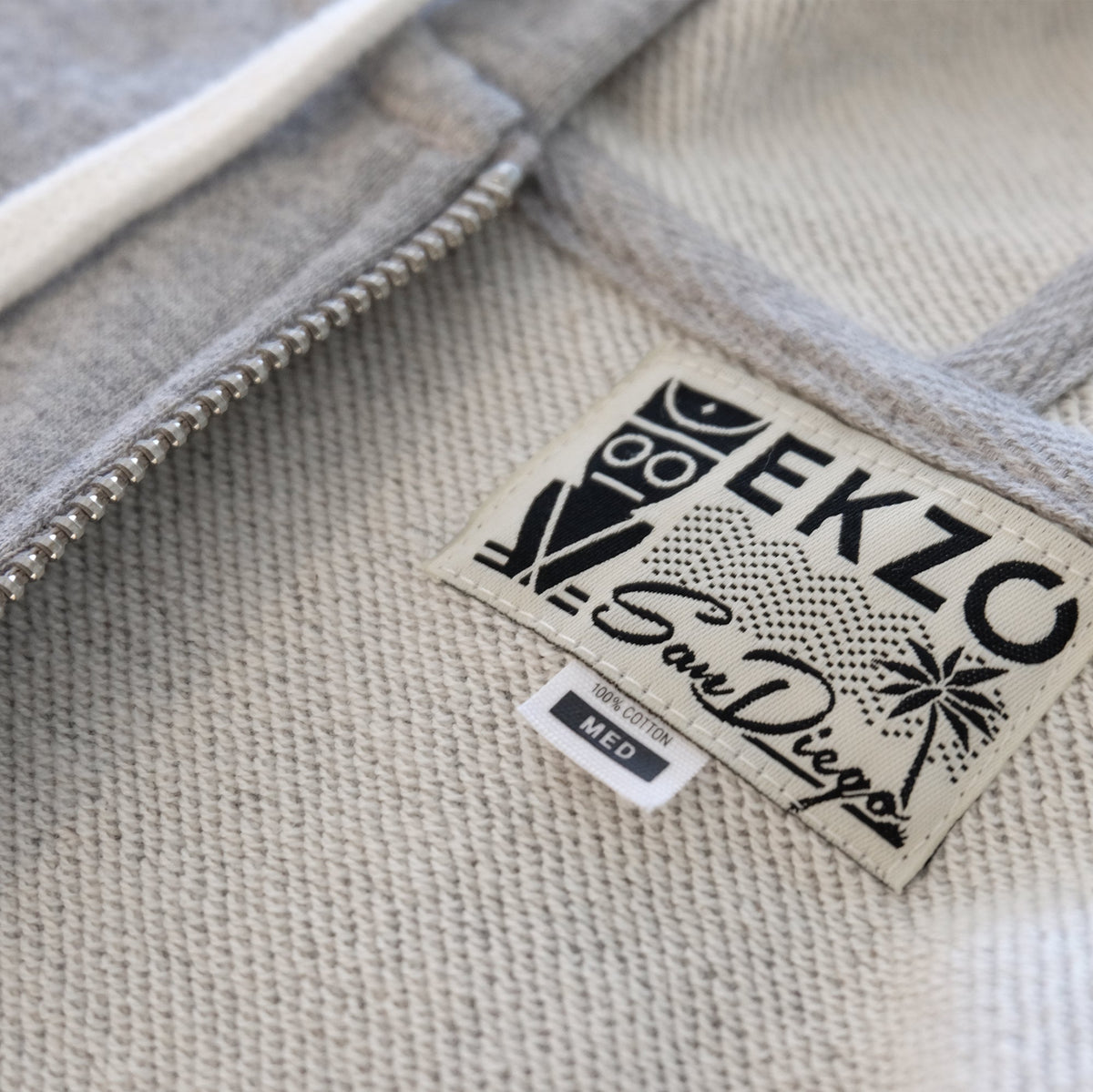 Zip Gray Hoodie