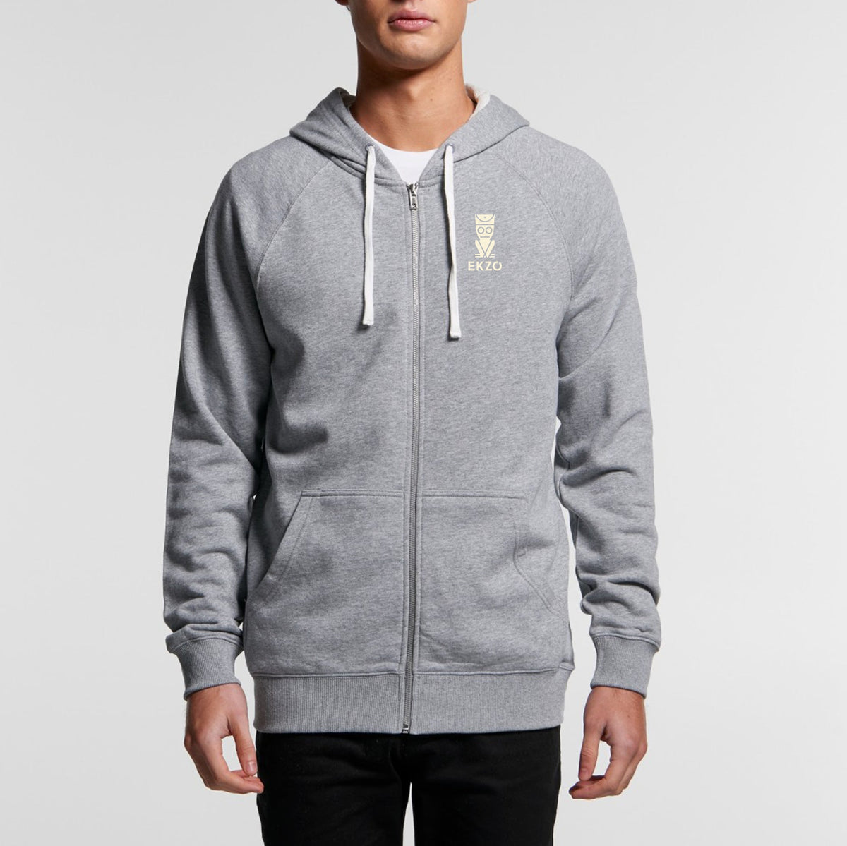 Zip Gray Hoodie