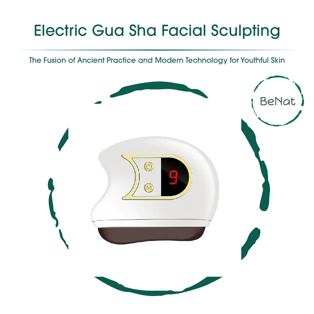 Lift, Sculpt & Glow Toolkit - LED Therapy, Electric Gua Sha & Microcurrent Toning Device for Radiant Skin (Set of 3)