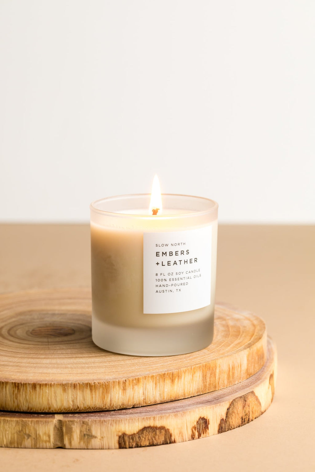 Embers & Leather Signature Candle (Vetiver, Cedar & Patchouli)