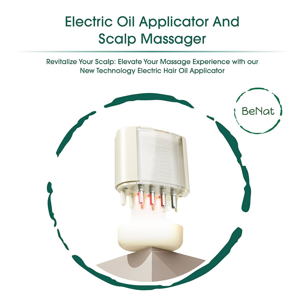 2-in-1 Electric Oil Applicator & Vibration Scalp Massager
