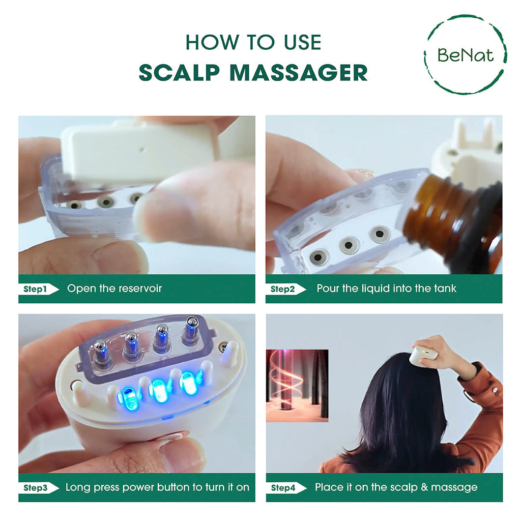 2-in-1 Electric Oil Applicator & Vibration Scalp Massager