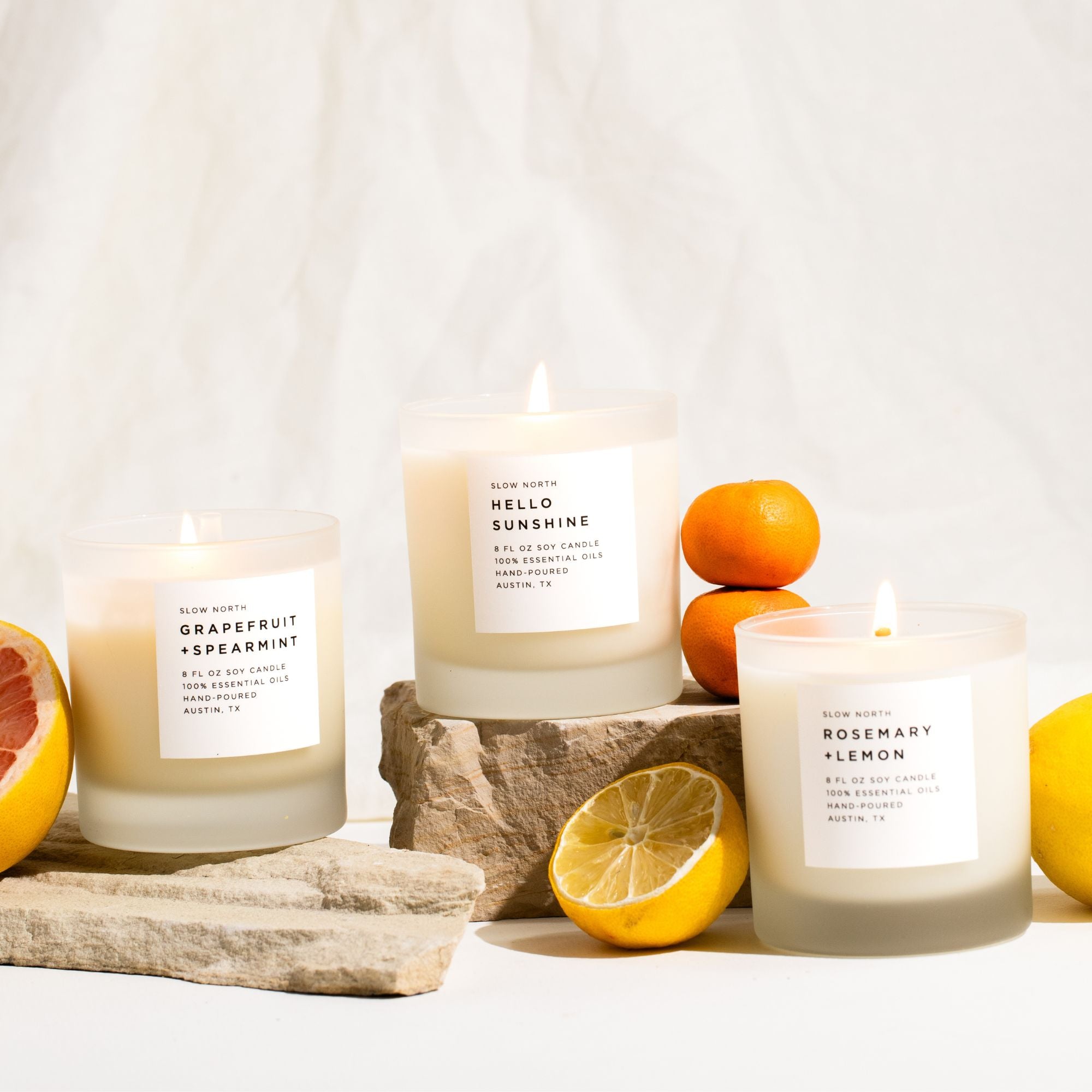 Energizing & Fresh Trio Signature Candle Bundle