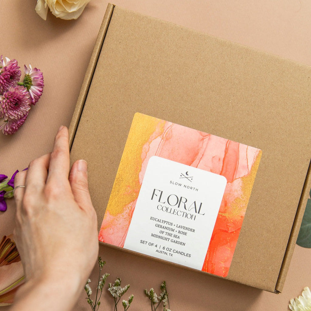 Floral Candle Collection (4-Pack)