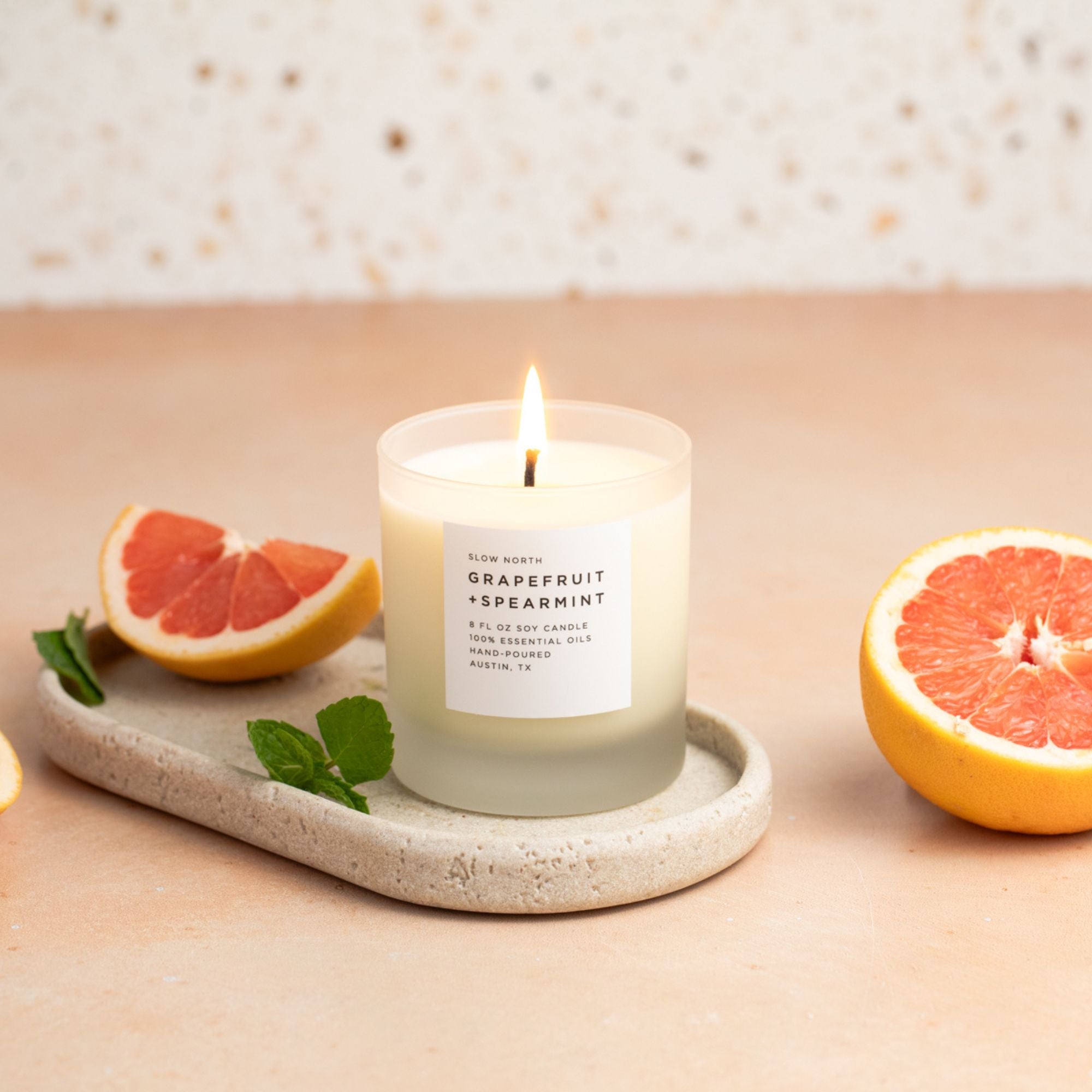 Grapefruit & Spearmint Signature Candle