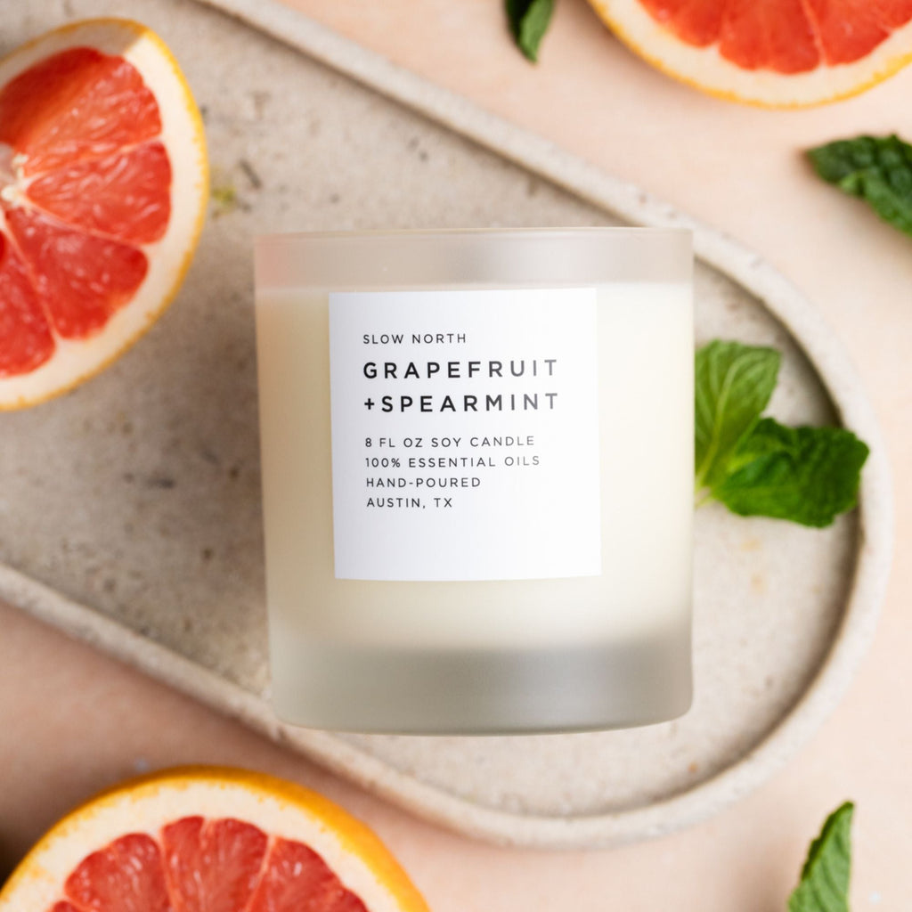 Grapefruit & Spearmint Signature Candle