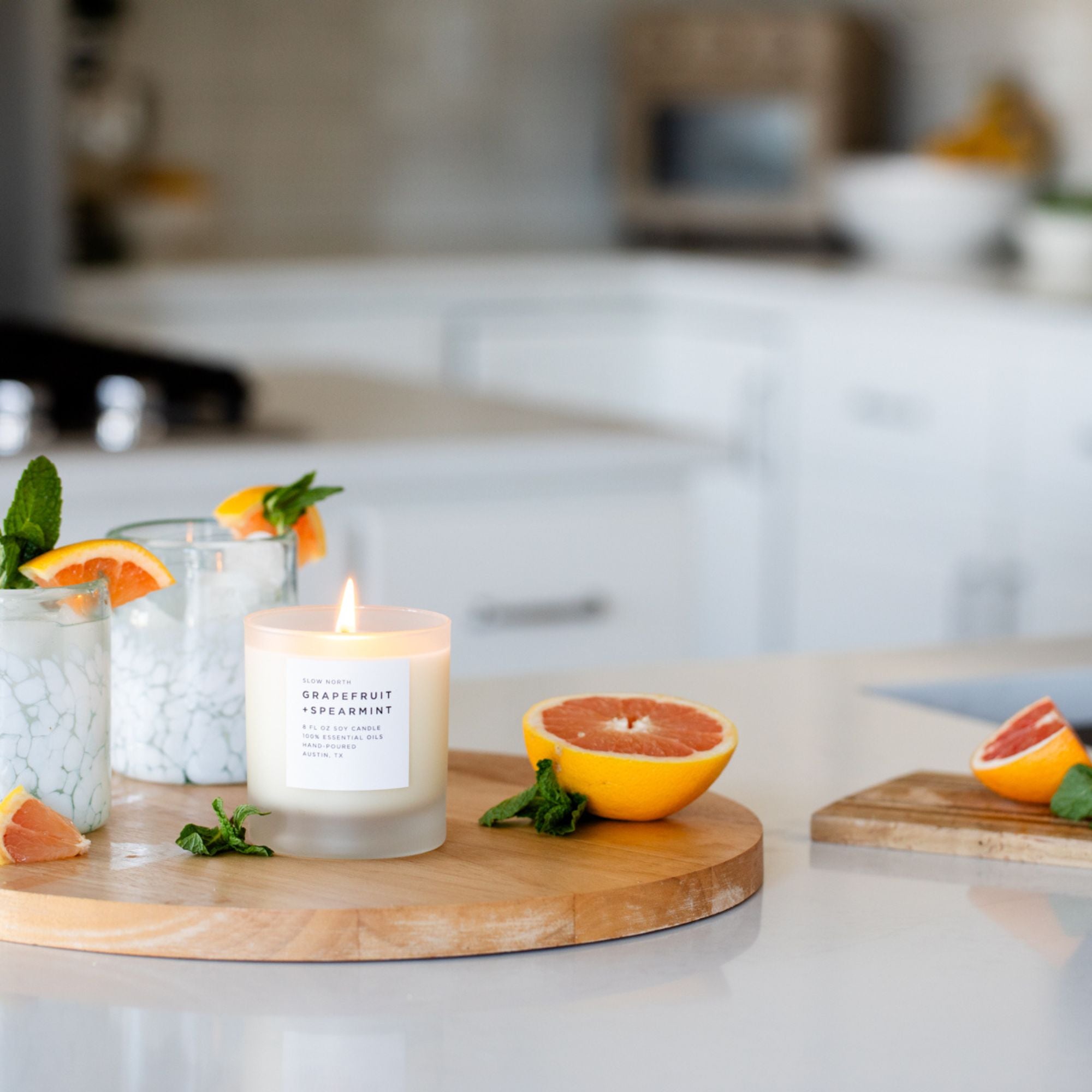 Grapefruit & Spearmint Signature Candle