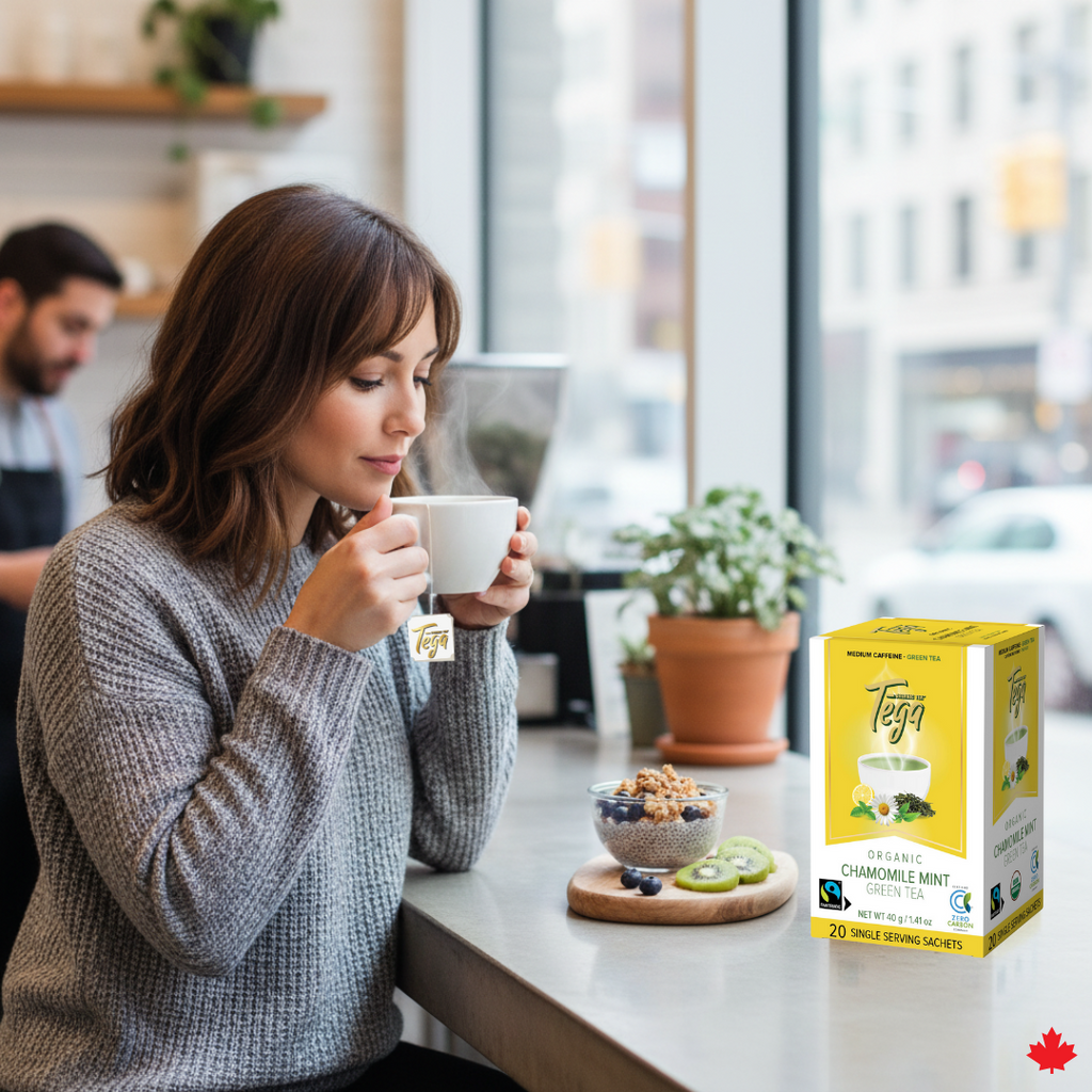 Chamomile Mint Green Tea with Citrus Organic Tea