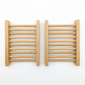 Natural Bamboo Soap Bar Dish (2-Pack)