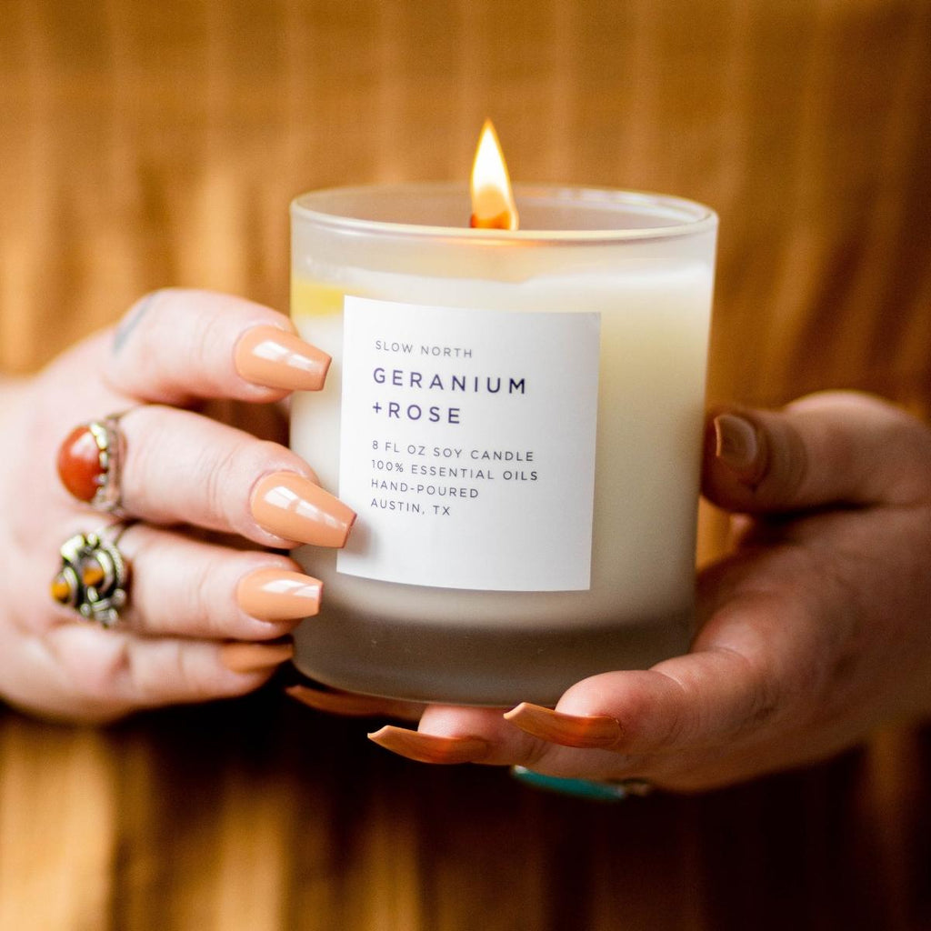 Geranium & Rose Signature Candle
