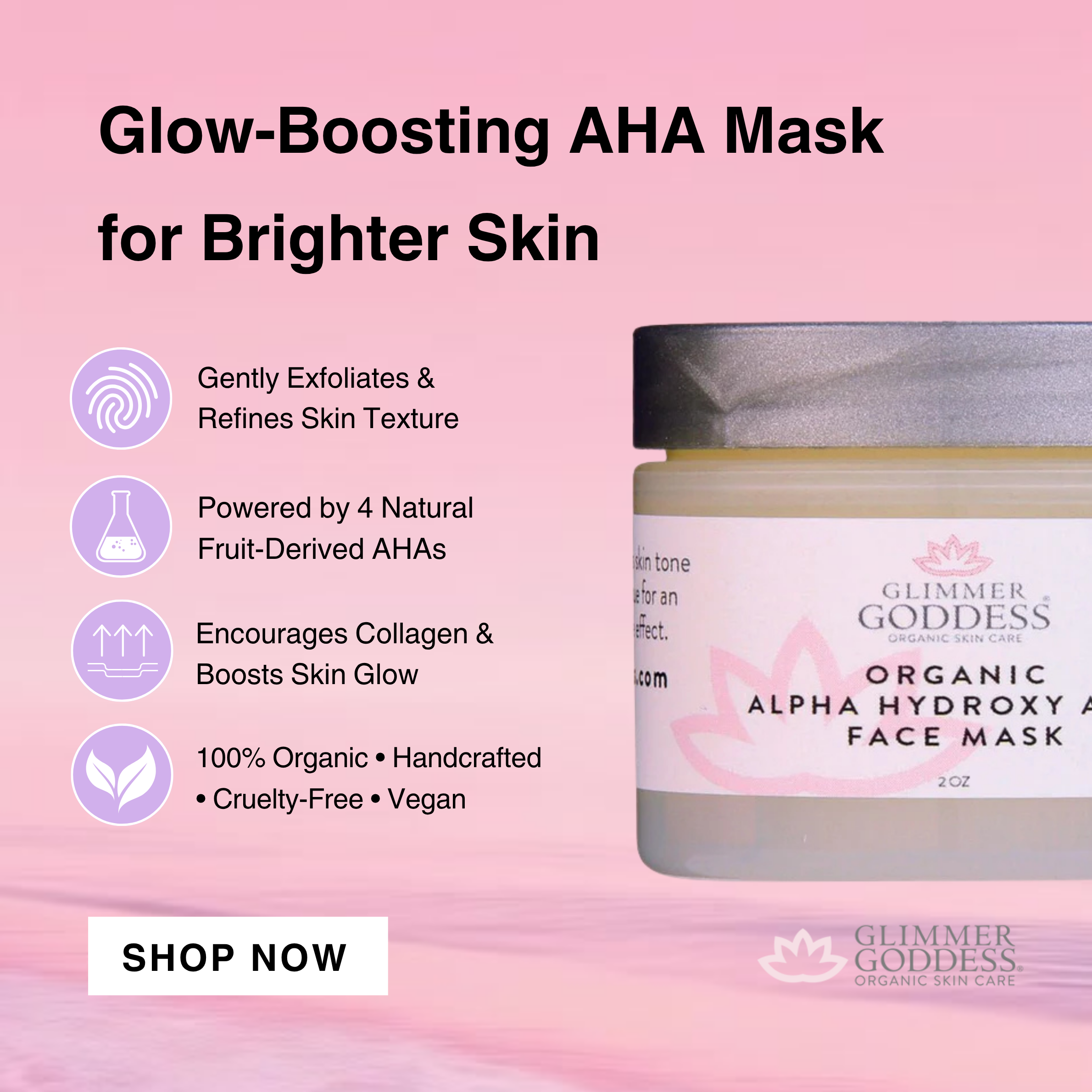 Organic Alpha Hydroxy Acid Face Mask