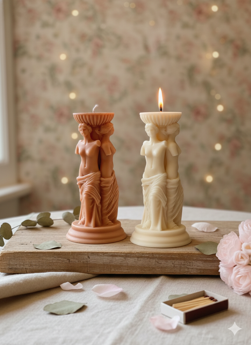 Goddess Sculpture Candle
