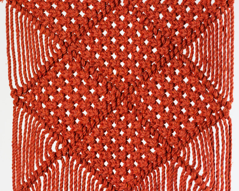 Granada Macrame Wall Hang | Tile Red