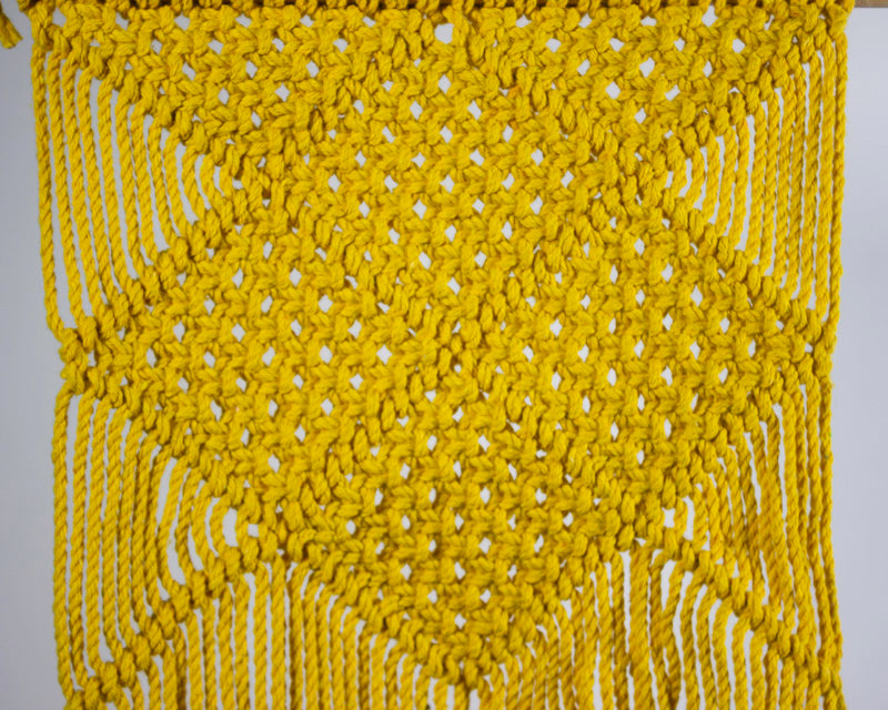 Granada Macrame Wall Hang | Yellow