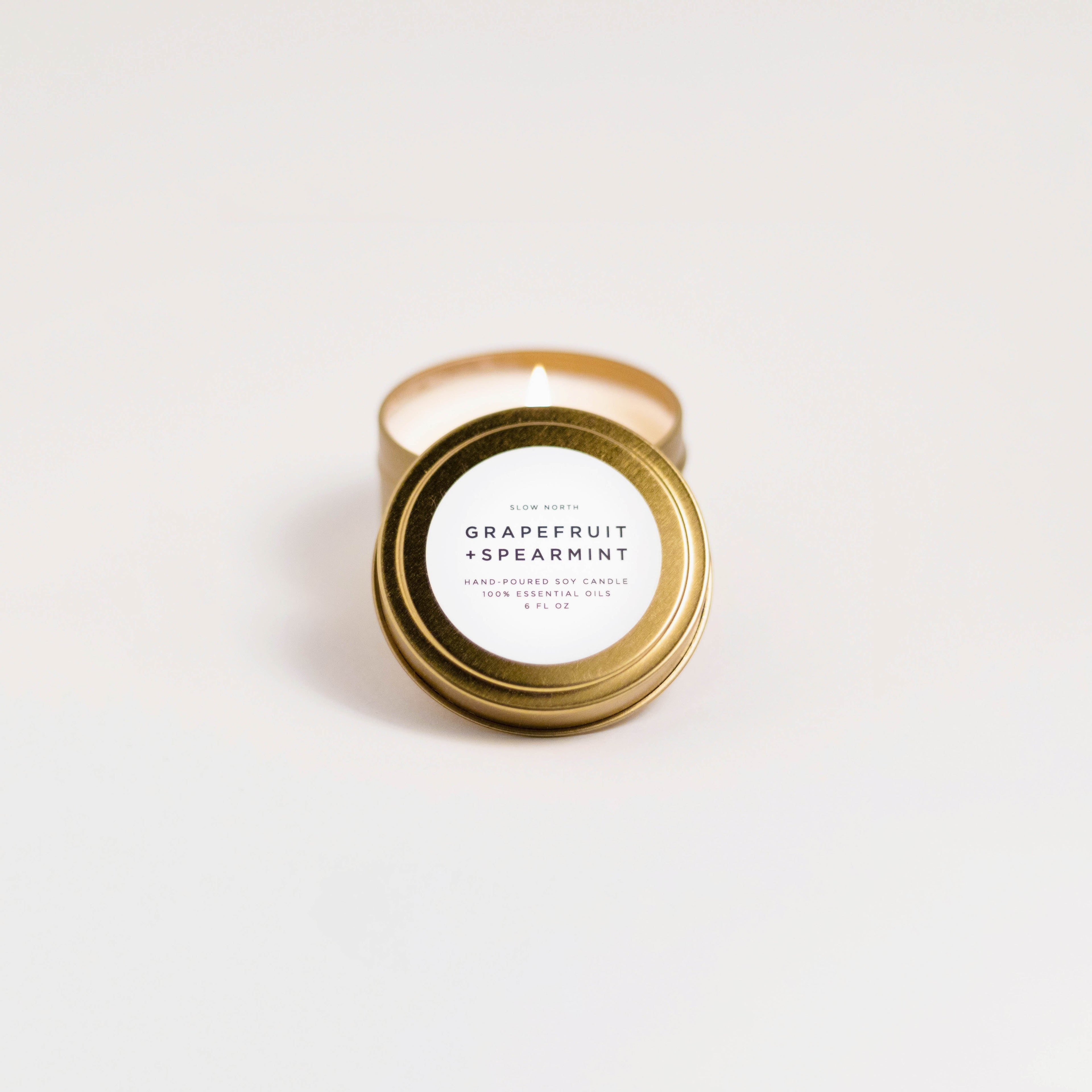 Grapefruit & Spearmint Soy Wax Candle