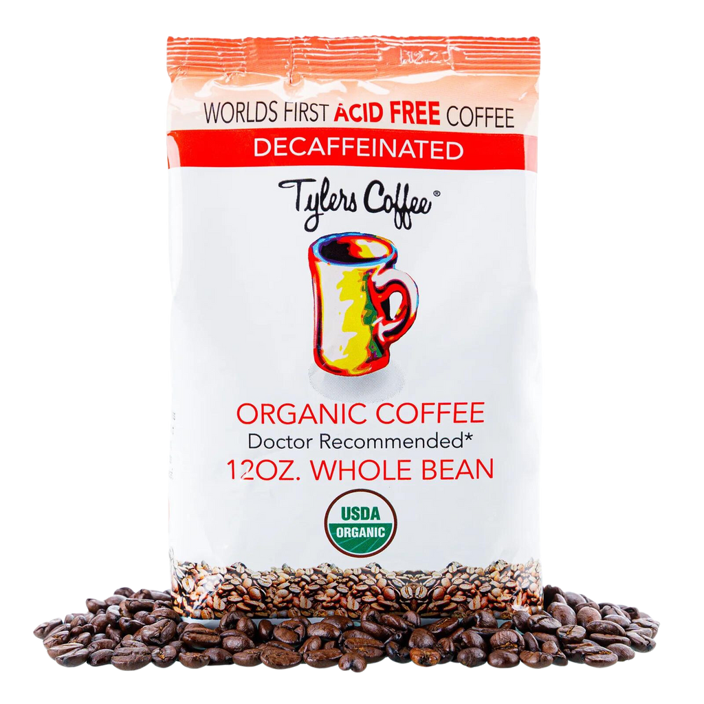 Acid-Free Whole Bean Coffee - Decaffeinated