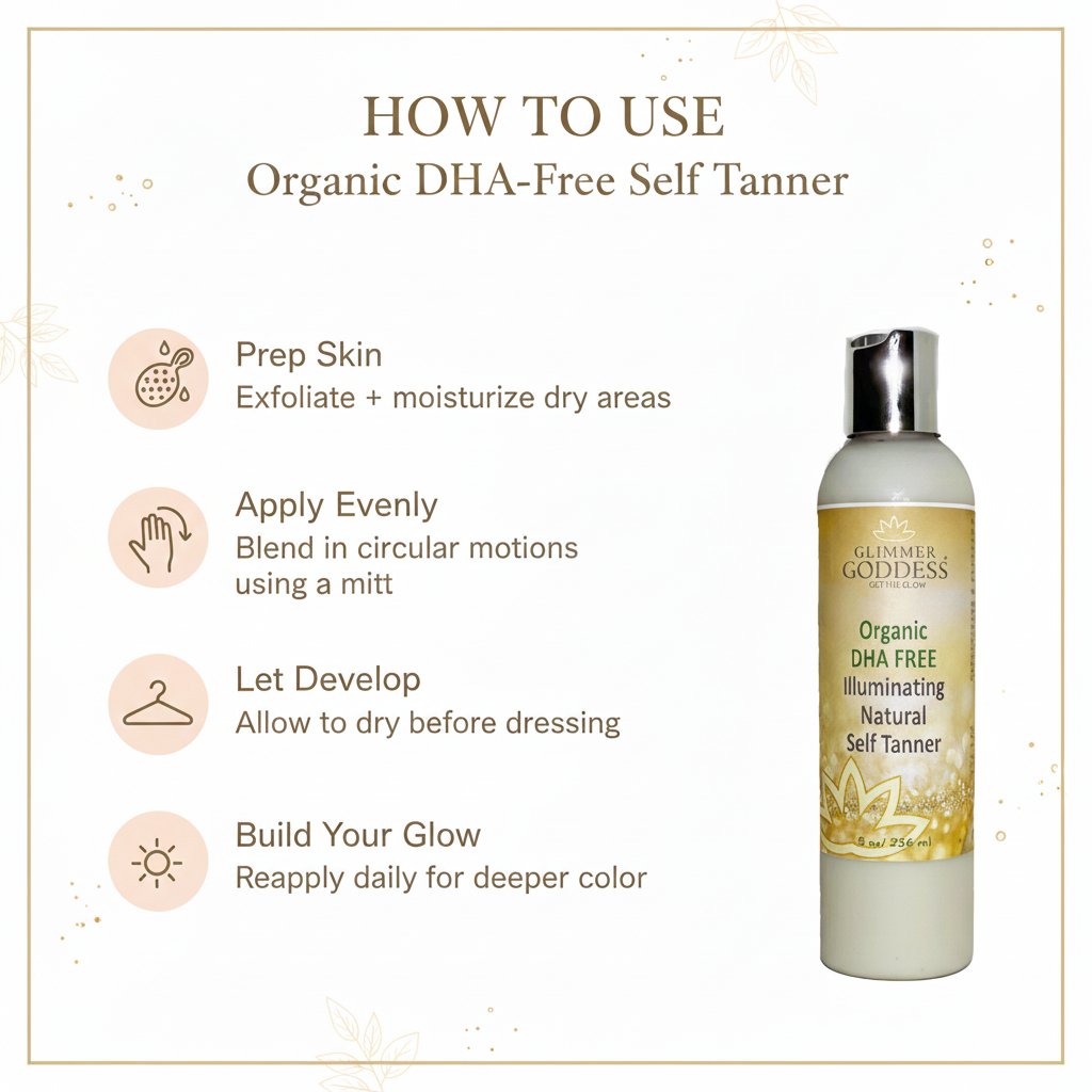 DHA‑Free Self Tanner for Sensitive Skin