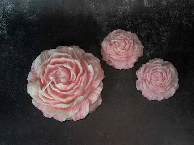 Huge Peony Candle