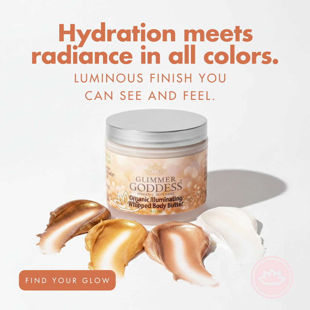 Organic Shimmer Body Butter – Radiant Deep Hydration