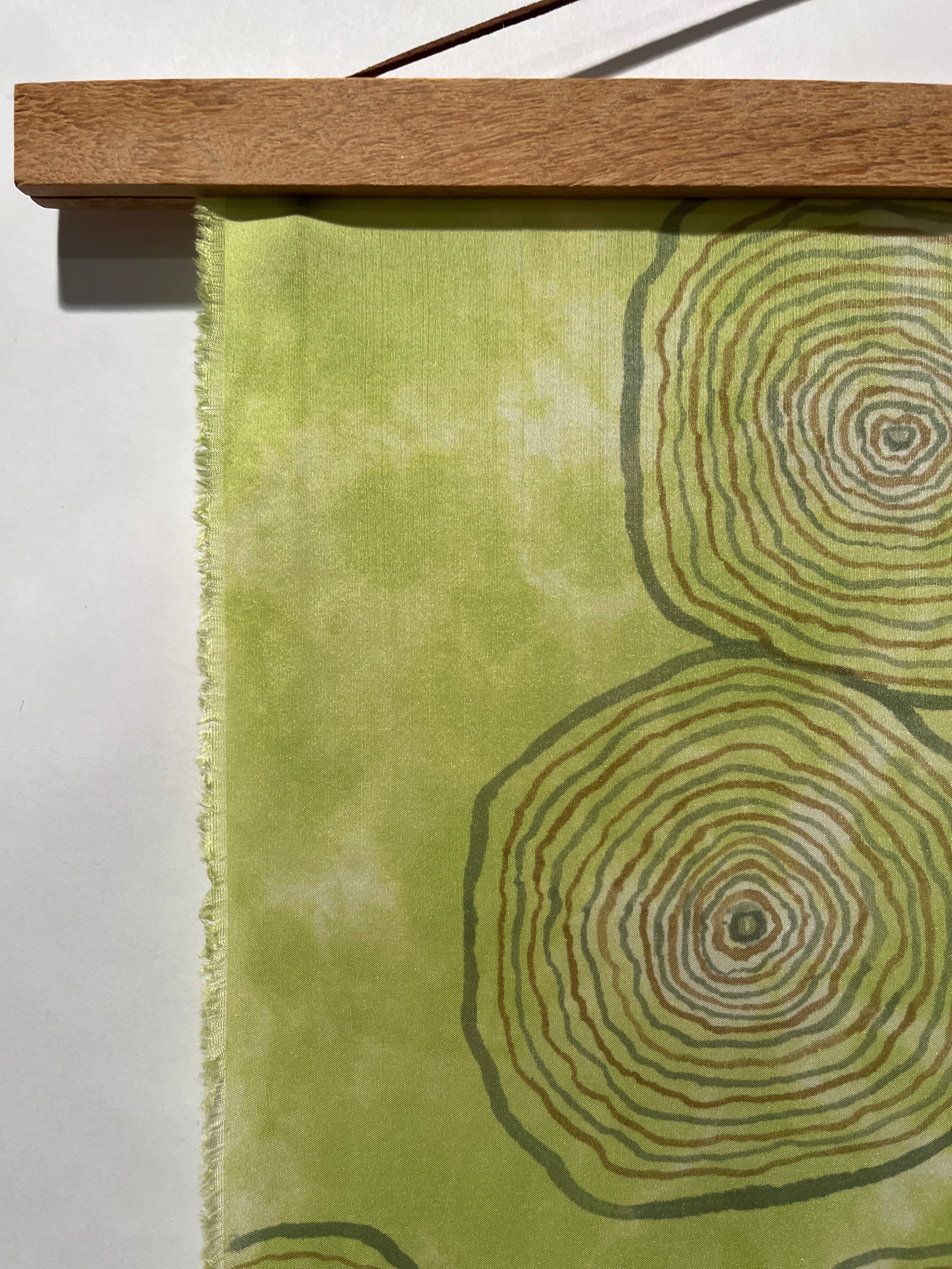 Painting on Silk - Spring Birch Life Story