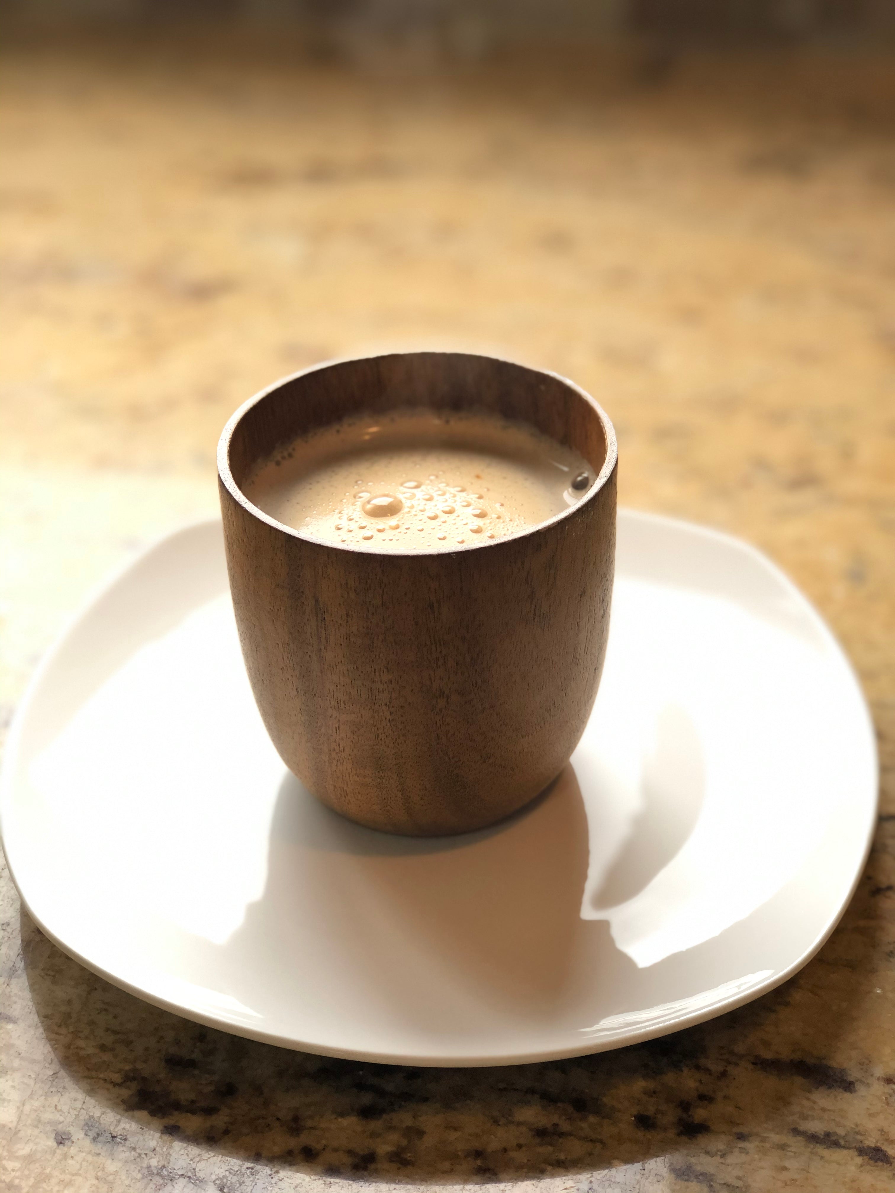 Zavis Green Acacia Wood Cup (13.5oz)