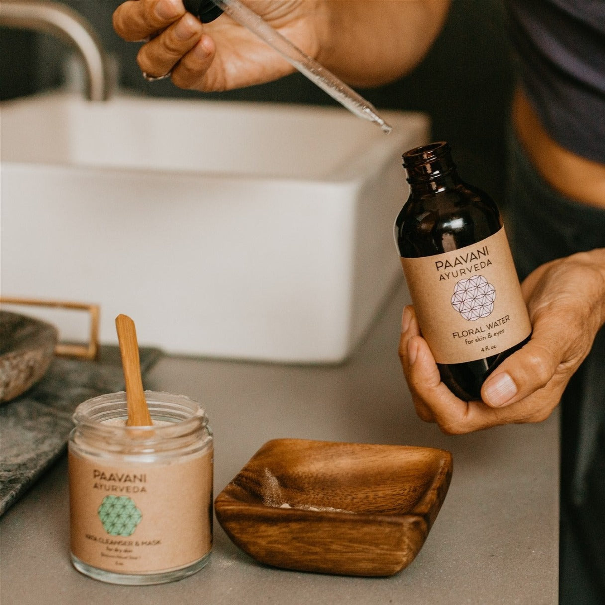 Ayurvedic Facial Cleanser & Mask Kit