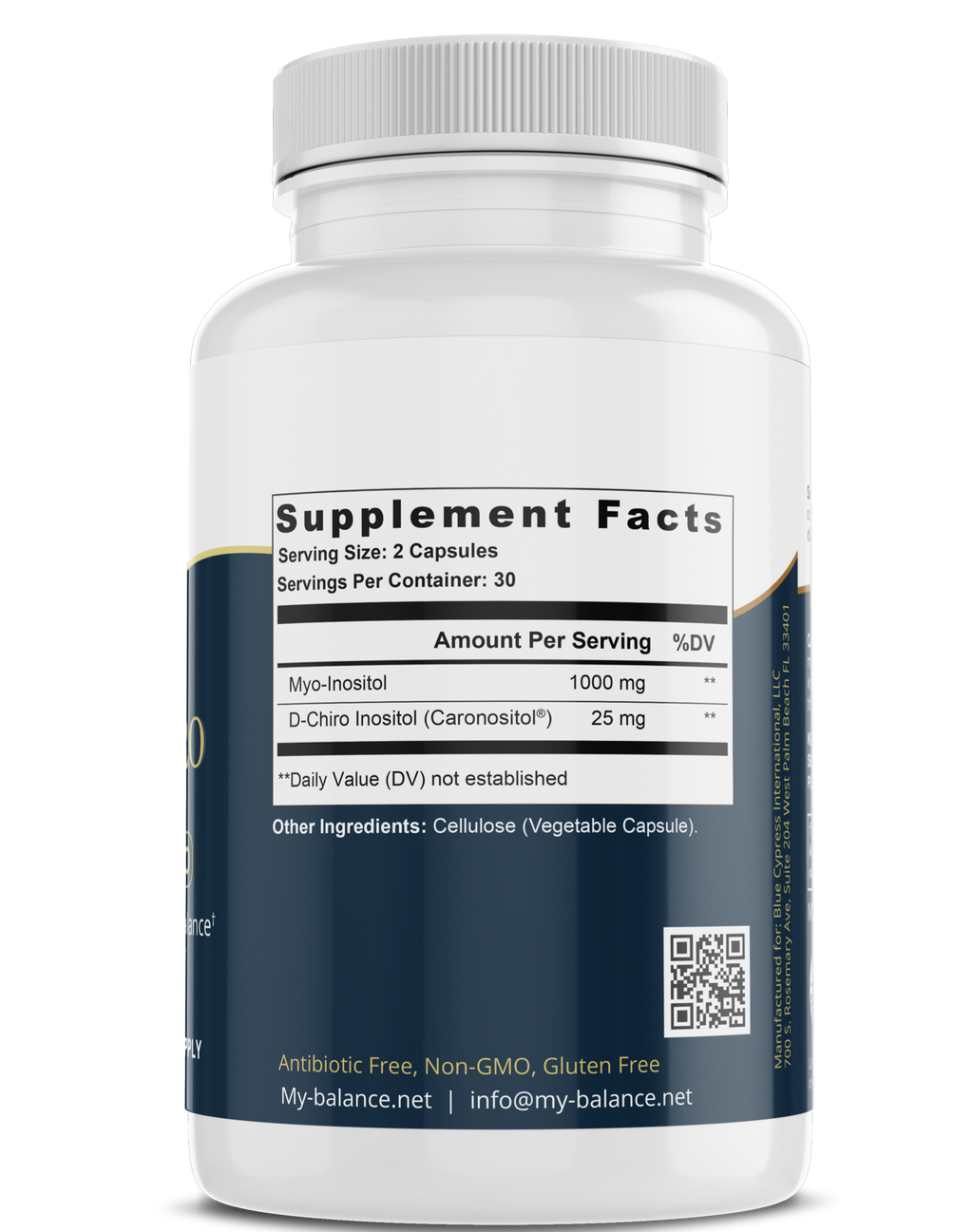 Inositol Myo D-Chiro Complex - Supports Hormonal Balance