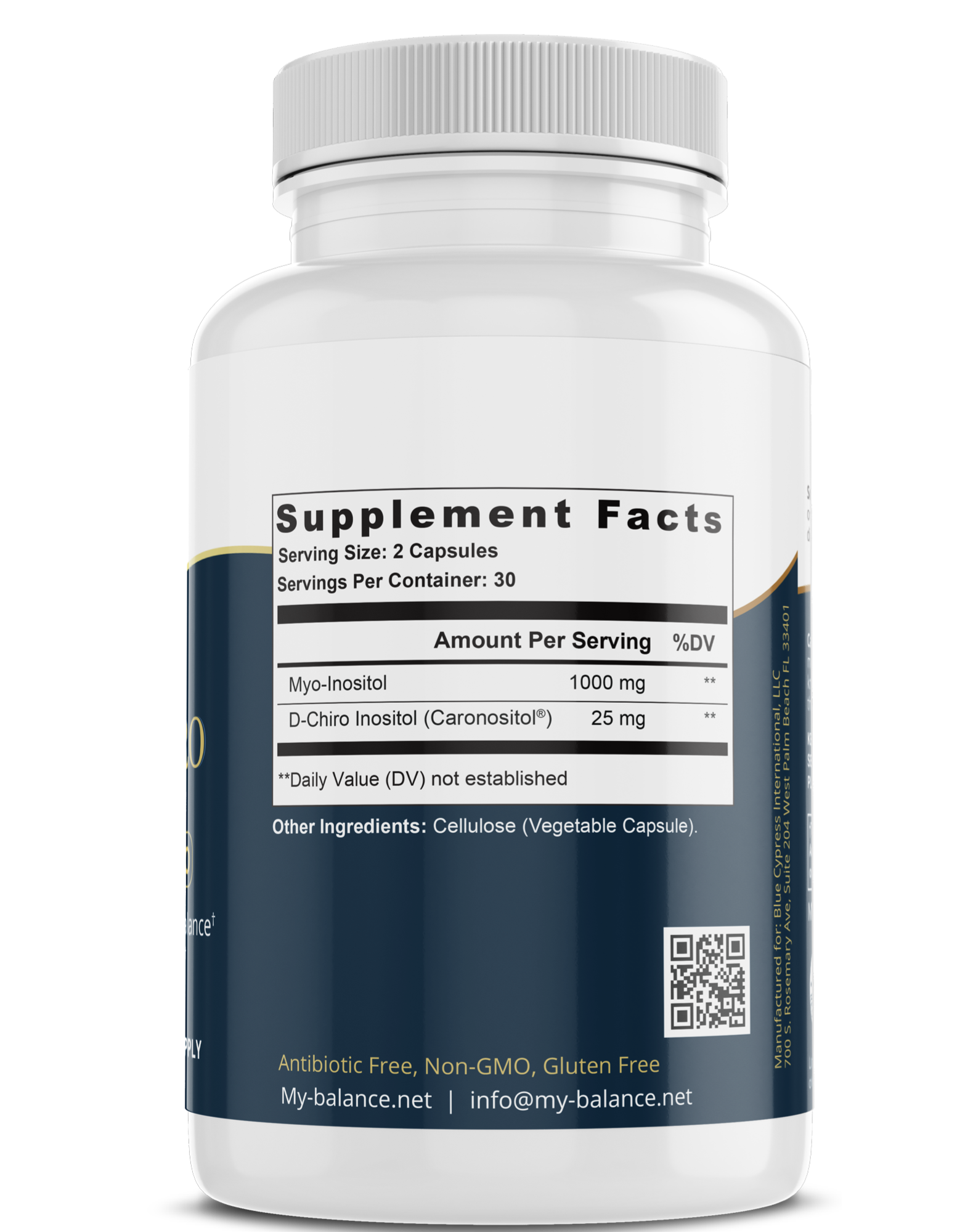 Inositol Myo D-Chiro Complex - Supports Hormonal Balance