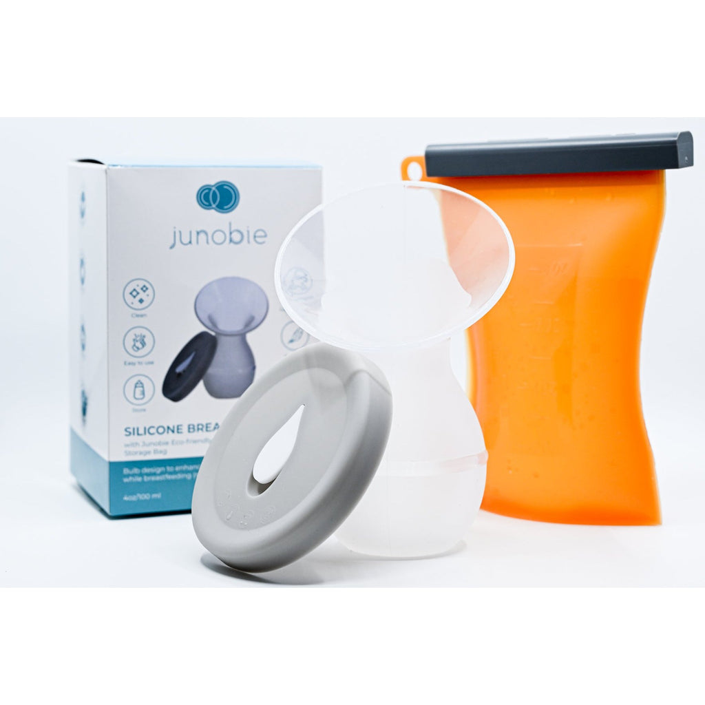Junobie Milk & Snack Bag with Silicone Milk Collector