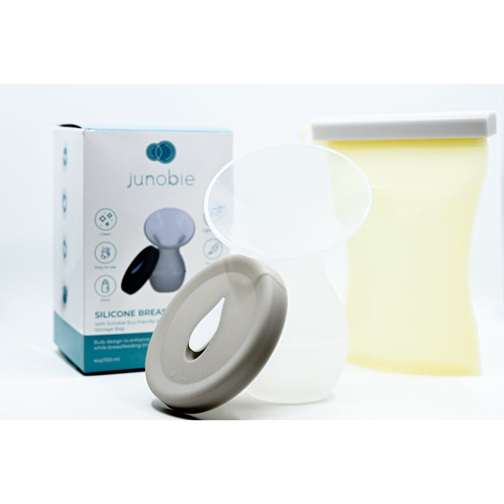 Junobie Milk & Snack Bag with Silicone Milk Collector