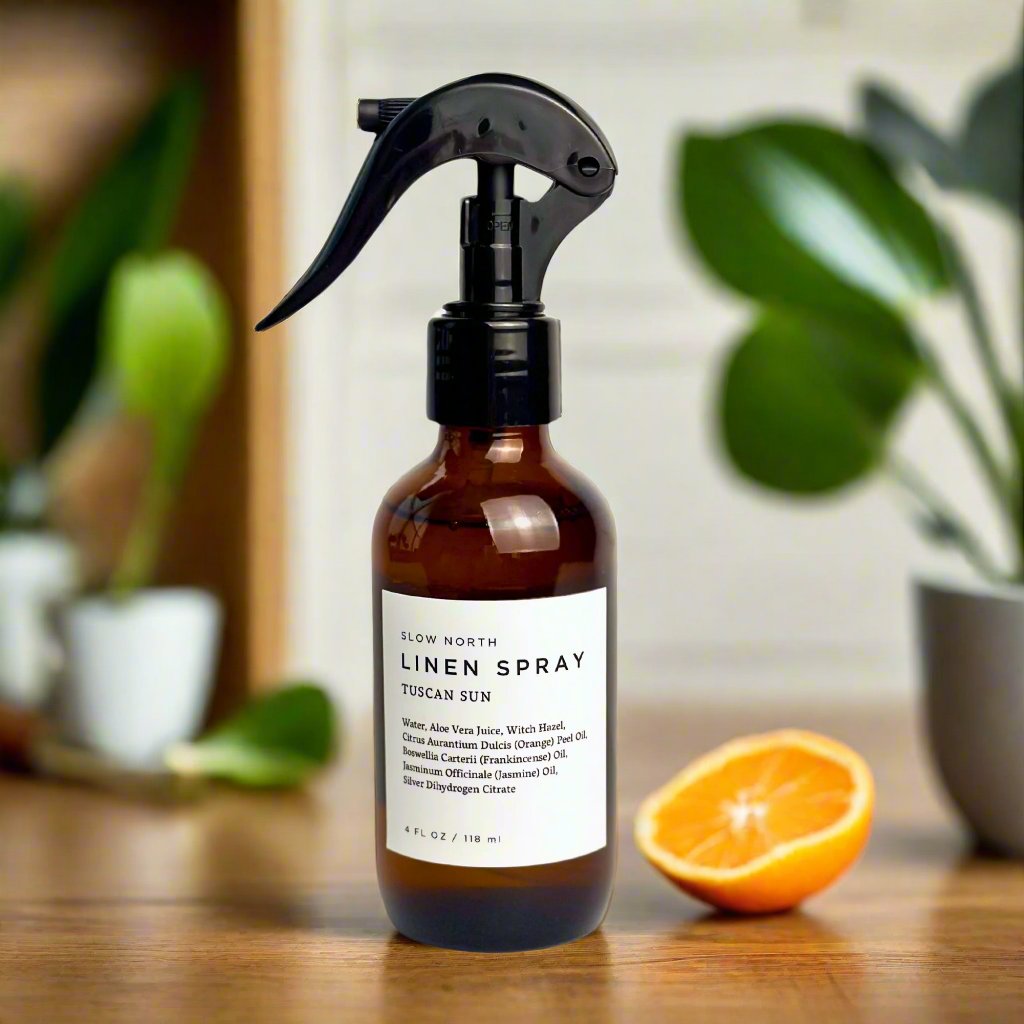 Linen Spray - Tuscan Sun (Orange, Frankincense & Jasmine)