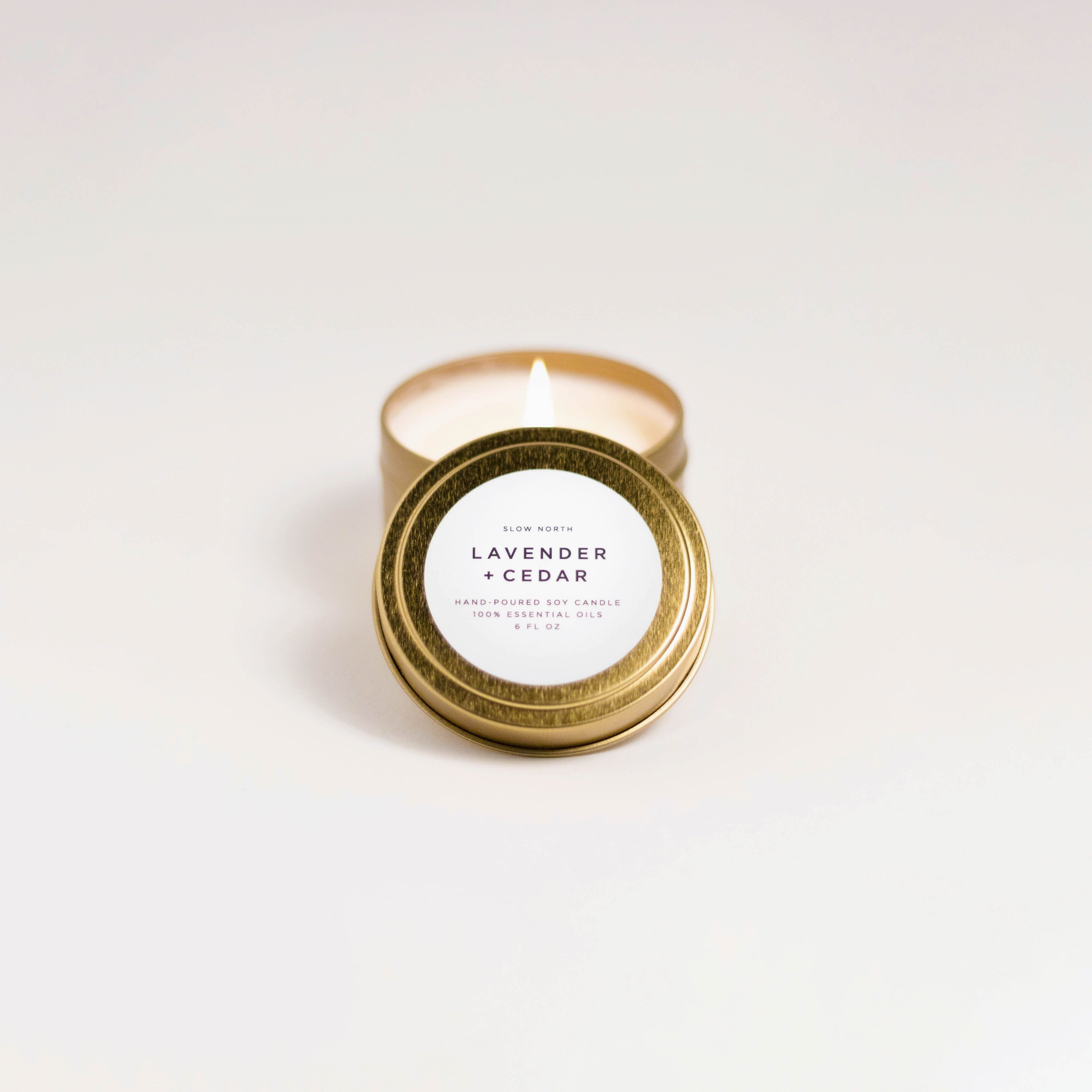 Lavender & Cedar Soy Wax Candle