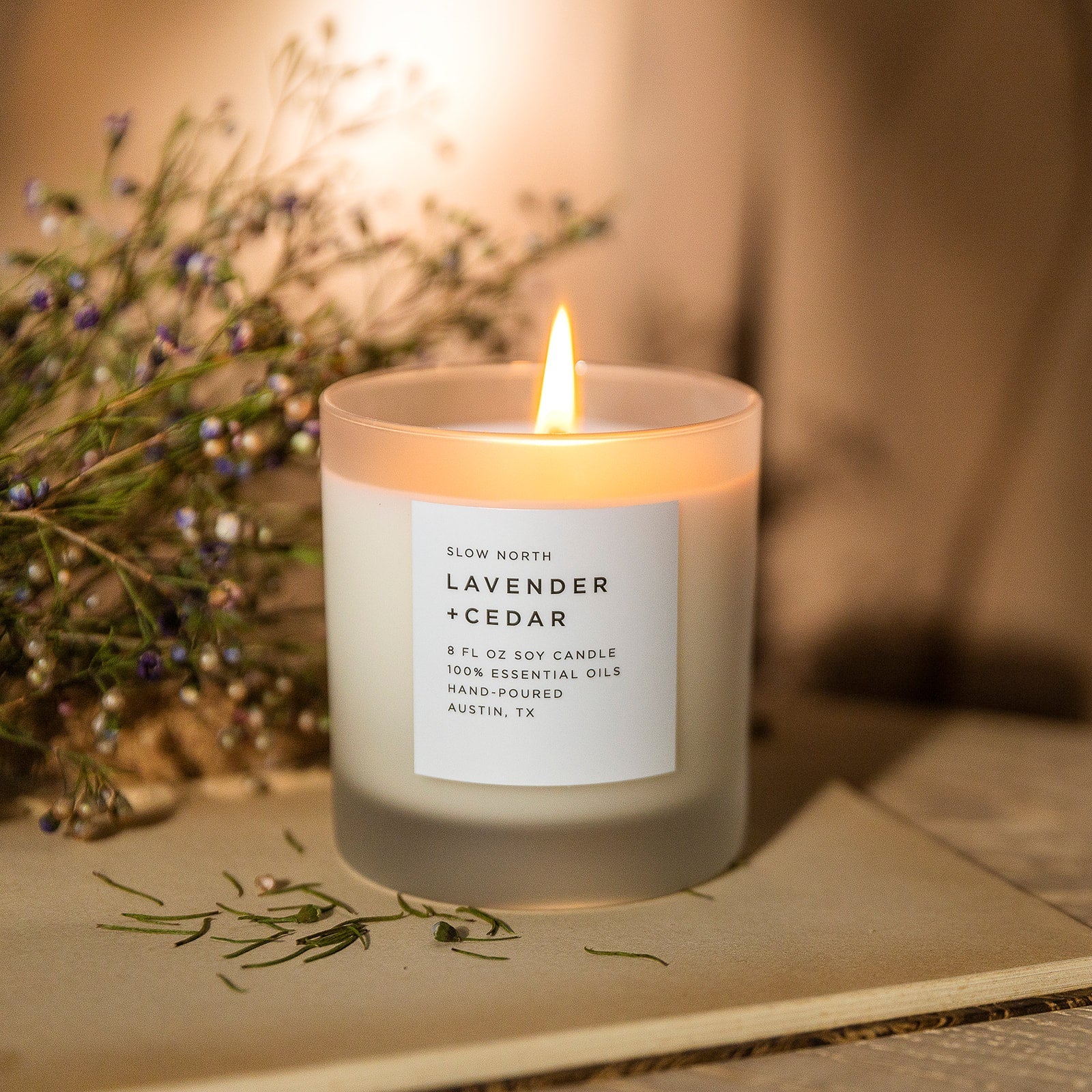 Lavender & Cedar Signature Candle