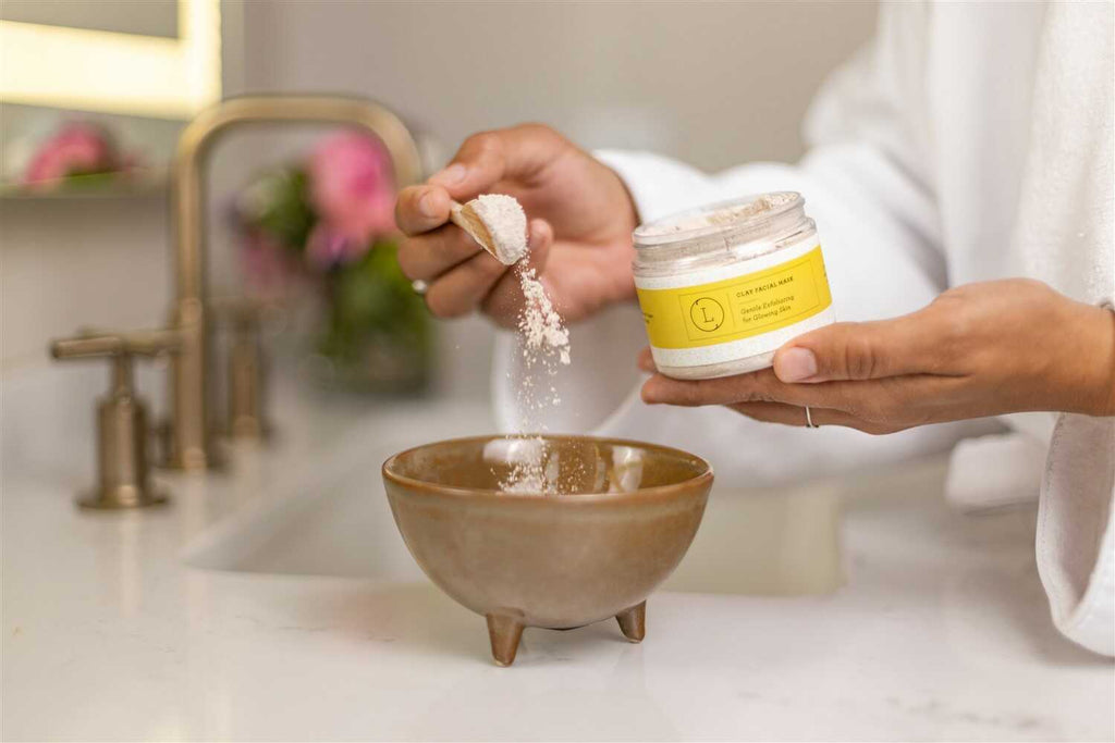 Natural Clay Facial Exfoliating Mask